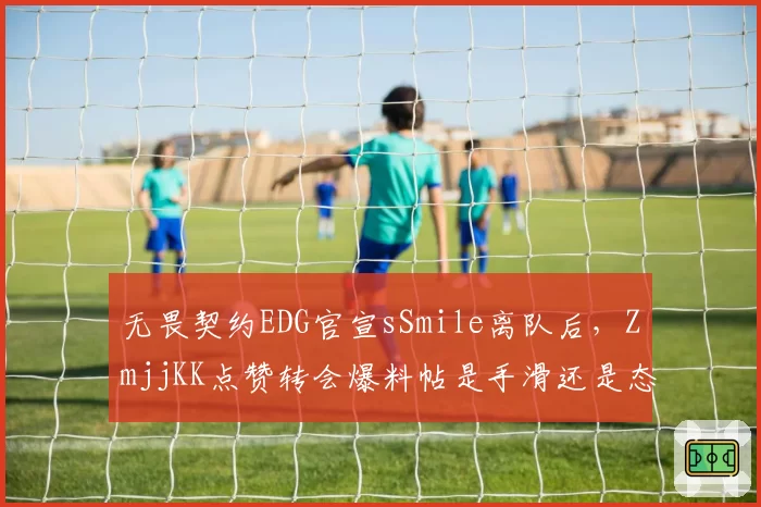 无畏契约EDG官宣sSmile离队后，ZmjjKK点赞转会爆料帖是手滑还是态度？